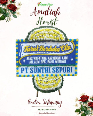 Papan Bunga Duka di Nogi