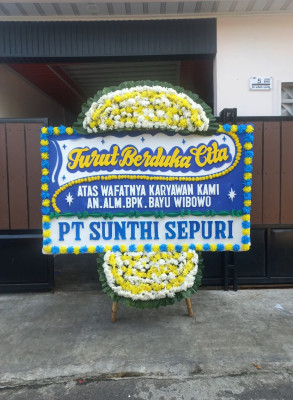 Papan Bunga Duka di Nogi