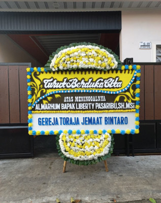 Papan Bunga Duka di Nogi