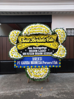 Papan Bunga Duka di Nogi